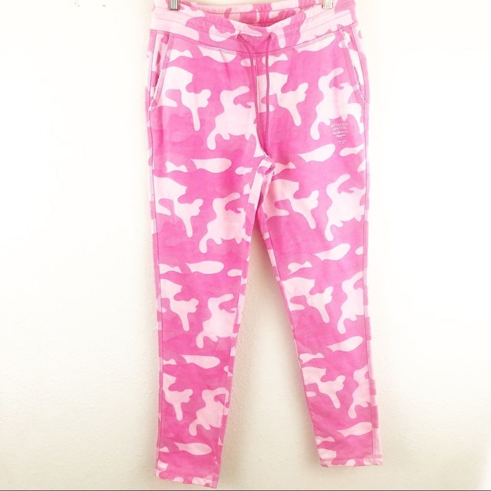 New York Better Rich pink Camouflage pants size S. New without tags